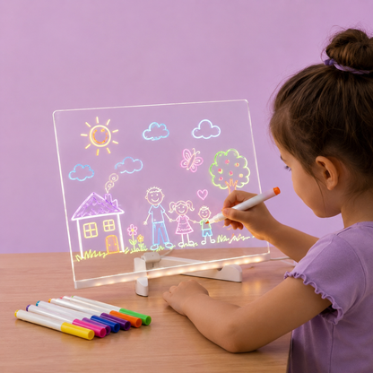 Planche à dessiner lumineuse Montessori