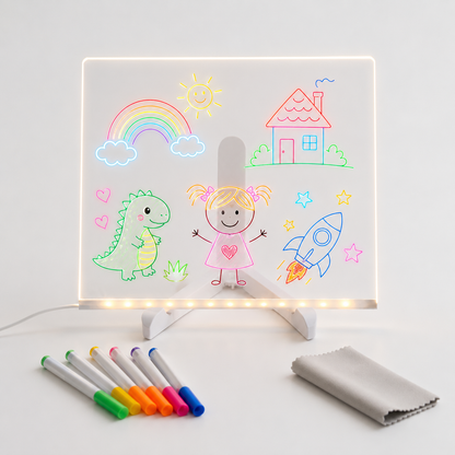 Planche à dessiner lumineuse Montessori